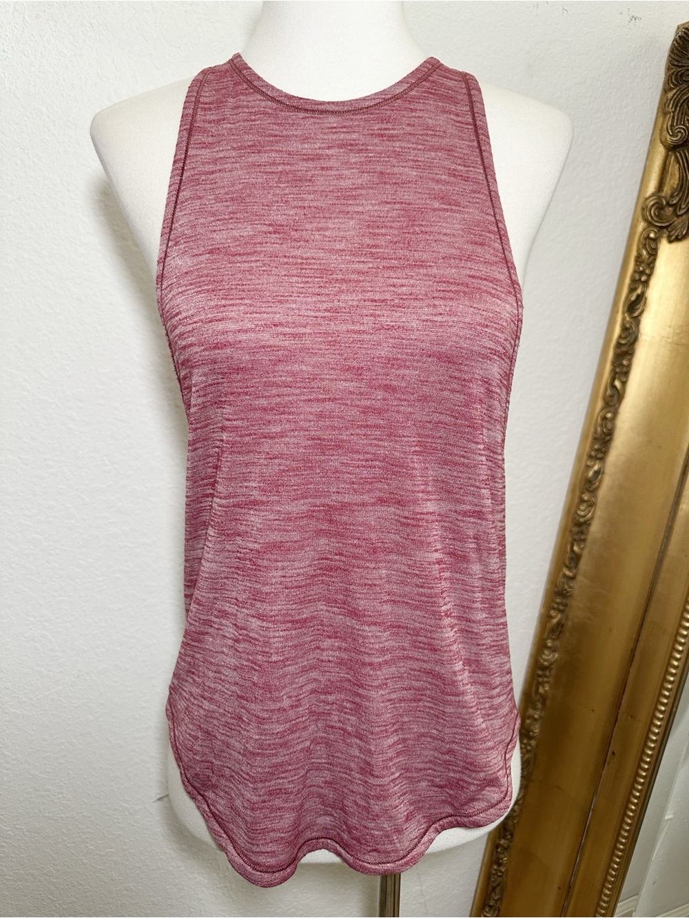 New Without Tags Lululemon Athletica Sweat Date Muscle Tank Top Marled Size 0